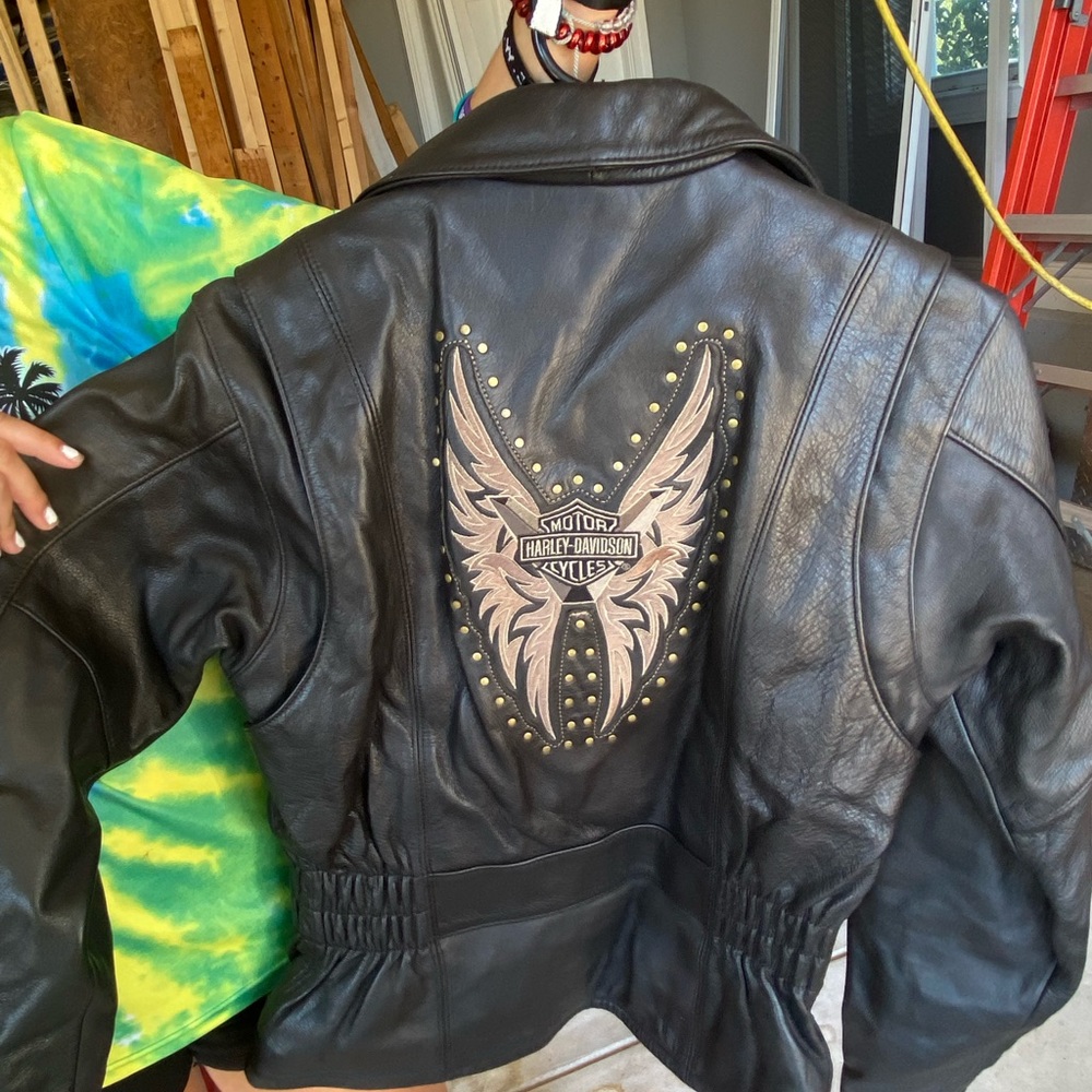 Womens Harley Davidson leather jacket
